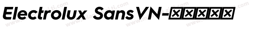 Electrolux SansVN字体转换
